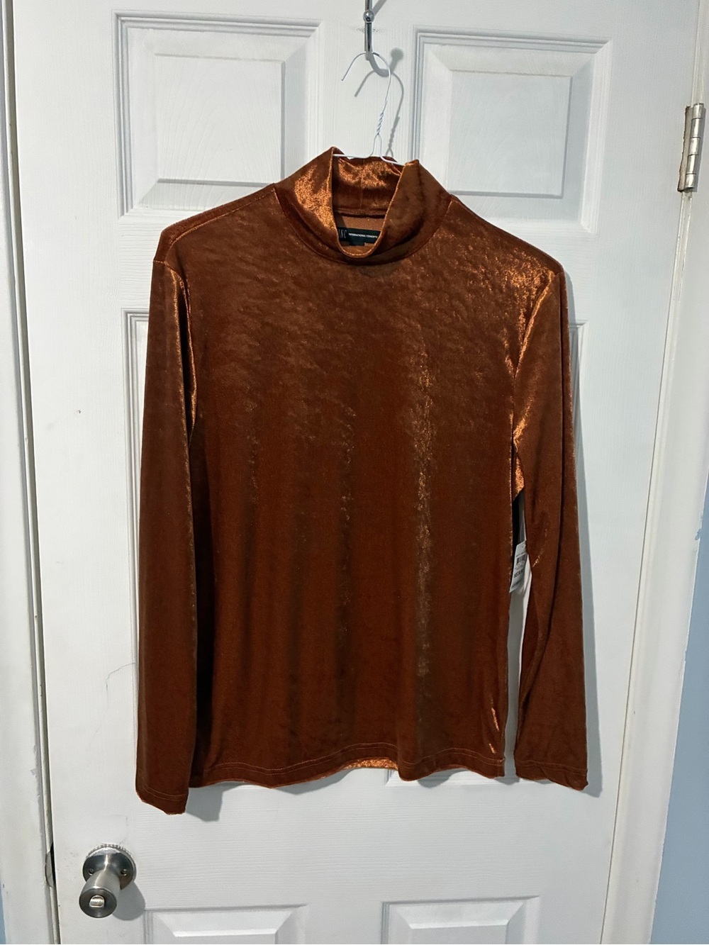 INC International Concepts Copper Turtleneck Sweater
